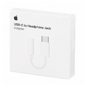 מתאם אוזניות מקורי למוצרי אפל 3.5MM - USB-C יבואן רשמי Apple