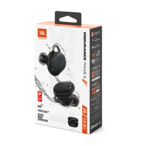 אוזניות JBL ספורט אלחוטיות Endurance Race 2 TWS בצבע לבן