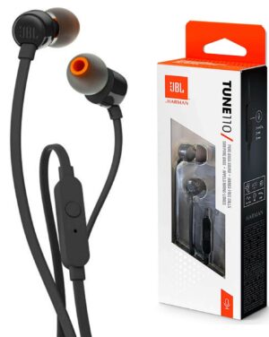 אוזניות ‏חוטיות JBL TUNE 110 יבואן רשמי