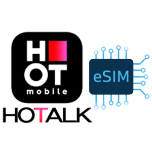 100GB גלישה + שיחות והודעות (eSIM) הוט מוביל